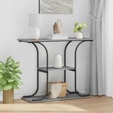  Konzolna stolica s policom Siva Sonoma 101 x 35 x 80,5 cm | shoptok.hr