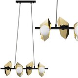 Toolight Stropni luster APP1412-CP BLACK GOLD | shoptok.hr