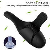 Leopard - vibrator od žira na baterije, s dva motora (crni) | shoptok.hr