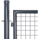  Mrežasta vrtna vrata antracit 300x125 cm pocinčani čelik | shoptok.hr
