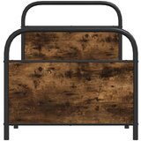 vidaXL Okvir kreveta bez madraca dimljena boja hrasta 80x200 cm drveni | shoptok.hr