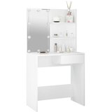  Toaletni stolić s LED svjetlima bijeli 74,5 x 40 x 141 cm | Eponuda.com