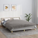 vidaXL Obtežena odeja s prevleko siva 200x230 cm 13 kg blago | Shoptok.si