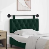  Držeće uzglavlje Zidne Tamnozelena 110 x 55 x 7 cm Baršun - Tamnozelena 100 cm bez LED | shoptok.hr