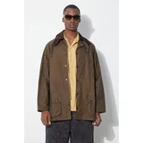 Barbour Pamučna jakna Beaufort Wax Jacket boja: zelena, za prijelazno razdoblje, MWX0017