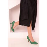 Soho Green Women's Classic Heeled Shoes 17689 Cene