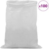  Tkanine vreće 100 pcs Bijela 30 x 45 cm PP | shoptok.hr