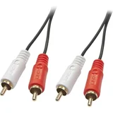 35661 Cinch audio priključni kabel [2x muški cinch konektor - 2x muški cinch konektor] 2.00 m crna