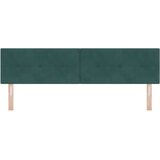  LED Headboard Gumbasti prešit Temno zelen 90 cm Žamet, (22052102) | Shoptok.si
