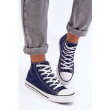 Boto Women's Classic High Top Sneakers Navy Remos | Shoptok.si
