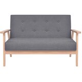 Maison Chic kavč - Sofa - Kanape dvosed iz blaga temno sive barve, (21727331) | Shoptok.si