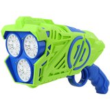 Battery Operated Bubble Gun LED Lights Blue-Green | shoptok.hr