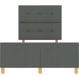  Krevet Tamnosivi 120x200 cm Tkanina | shoptok.hr