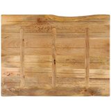 vidaXL Stolna ploča 110x80x2,5cm od masivnog drva manga sa živim rubom | shoptok.hr