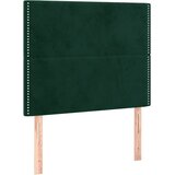  Uzglavlje tamnozeleno 100x5x118/128 cm baršunasto | shoptok.hr