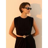 Sinsay Midi haljina s izrezima u struku i prorezom | shoptok.hr