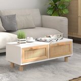  Stolić za kavu bijeli 80x40x30 cm konstruirano drvo i borovina | shoptok.hr
