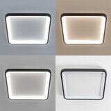  Brilagi - LED prigušiva plafonsko svetlo FALCON SLIM LED/50W/230V 50x50 cm crna+daljinski upravljač | Eponuda.com