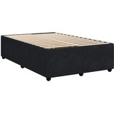  Krevet box spring s madracem crni 120 x 190 cm baršunasti | shoptok.hr