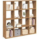 vidaXL Ormarić z knjige boja hrasta 137,5x29x137,5cm konstruirano drvo | shoptok.hr
