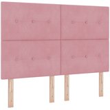  Boxspring krevet s madracem Ružičasta 140 x 190 cm Baršun | shoptok.hr
