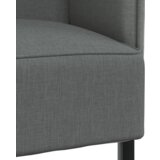 vidaXL visok naslon sofa Tamno siva 109x56x121 cm Tkanina | shoptok.hr