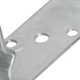  Sidra za ogradu 6 kom srebrna 10 x 6 x 15 cm pocinčani čelik | shoptok.hr