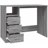  Radni stol s ladicama siva boja hrasta 102 x 50 x 76 cm drveni | Eponuda.ba