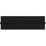  Vješalica za kapute na zidu Zidne Crni hrast 60 x 10,5 x 18 cm | Shoptok.si