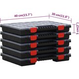  Kutije za razvrstavanje 10 kom 40x30x5 cm polipropilen | shoptok.hr