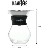 Kitchen Craft Vrč za kavo iz borosilikatnega stekla s filtrom iz nerjavečega jekla 0,4 l La Cafetiere - Kitchen Craft | Shoptok.si