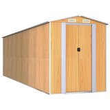  Vrtno spremište svjetlosmeđe 192 x 689 x 223 cm pocinčani čelik | Eponuda.ba