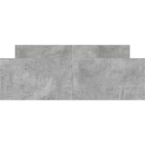  Kreveta s uzglavljem i podnožjem boja betona 135x190 cm | shoptok.hr