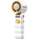INF Zložljiv ročni ventilator z ledenim hlajenjem in 199-stopenjskim turbo White+Yellow, (5000324888) | Shoptok.si