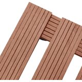Kolica za biljke 4 kom smeđa 30 x 30 x 7,5 cm WPC | Eponuda.com