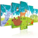  Slika - Friendly Animals (5 Parts) 100x50 | shoptok.hr