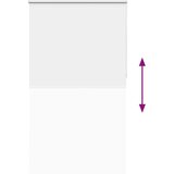 vidaXL rolo zatemnjena bela 140x230cm širina tkanine 136,6cm poliester | Shoptok.si