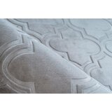 Kayoom RAVNO TKANA PREPROGA Monroe 100 Grau / Blau 160/230 cm taftano modra, siva | Shoptok.si