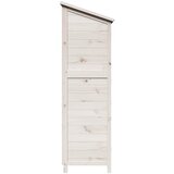  Vrtna Šupa Bijela 59 x 56 x 176 cm Čvrsto drvo jele | shoptok.hr