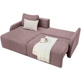 CARRYHOME SEDEŽNA GARNITURA, rebrasti žamet roza | Shoptok.si