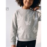 Sinsay Crewneck majica s pamukom i na&amp;scaron;ivcima u obliku leptira Slike