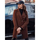 DStreet Płaszcz damski oversize LINNORE gładki długi czekoladowy Cijene