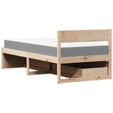 Krevet s ladicama i madracem 90 x 200 cm od borovine | Eponuda.ba