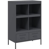 Maison Chic Visoka omara - Komoda - Predalnik antracit 68x39x101,5 cm jeklo, (21716828) Cene