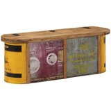 vidaXL Klupa/komoda za odlaganje 120x30x40 cm masivno obnovljeno drvo | shoptok.hr