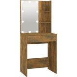  Toaletni stolić LED boja dimljenog hrasta 60 x 40 x 140 cm | Eponuda.com