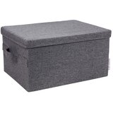 Bigso Box of Sweden Siva škatla za shranjevanje Wanda, 30 x 20 cm Cene