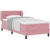  Krevet s opruga kutije Ružičasta 90 x 200 cm Baršun | shoptok.hr