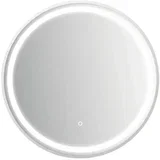 Ogledalo Palma III, srebrno, 60 cm, sa LED rasvjetom