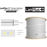 Lanplus Fiber optic cable 2FO 2km Indoor drop cable, G657A1, FRP, LSZH, white | Eponuda.com